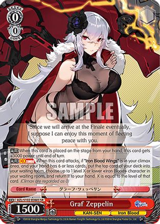 Image of Graf Zeppelin (SR) (AZL/S102-E088S SR) - Azur Lane
