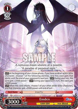 Image of Emden (SR) (AZL/S102-E090S SR) - Azur Lane