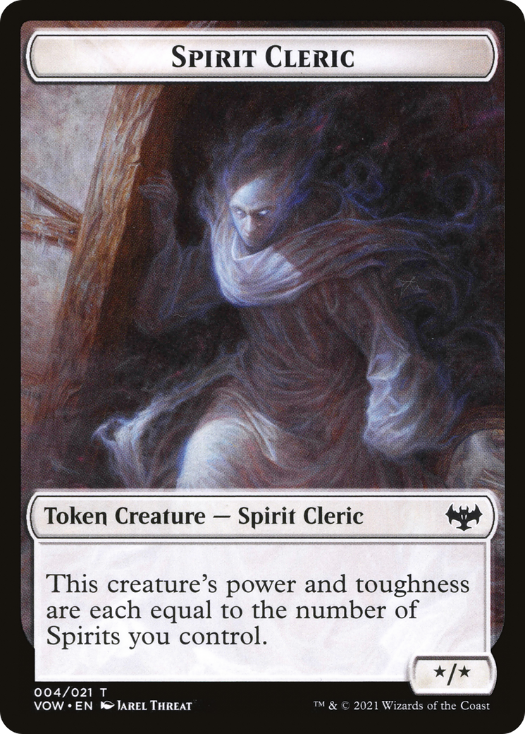 Image of Spirit Cleric (TVOW-004) - Innistrad: Crimson Vow Tokens Foil