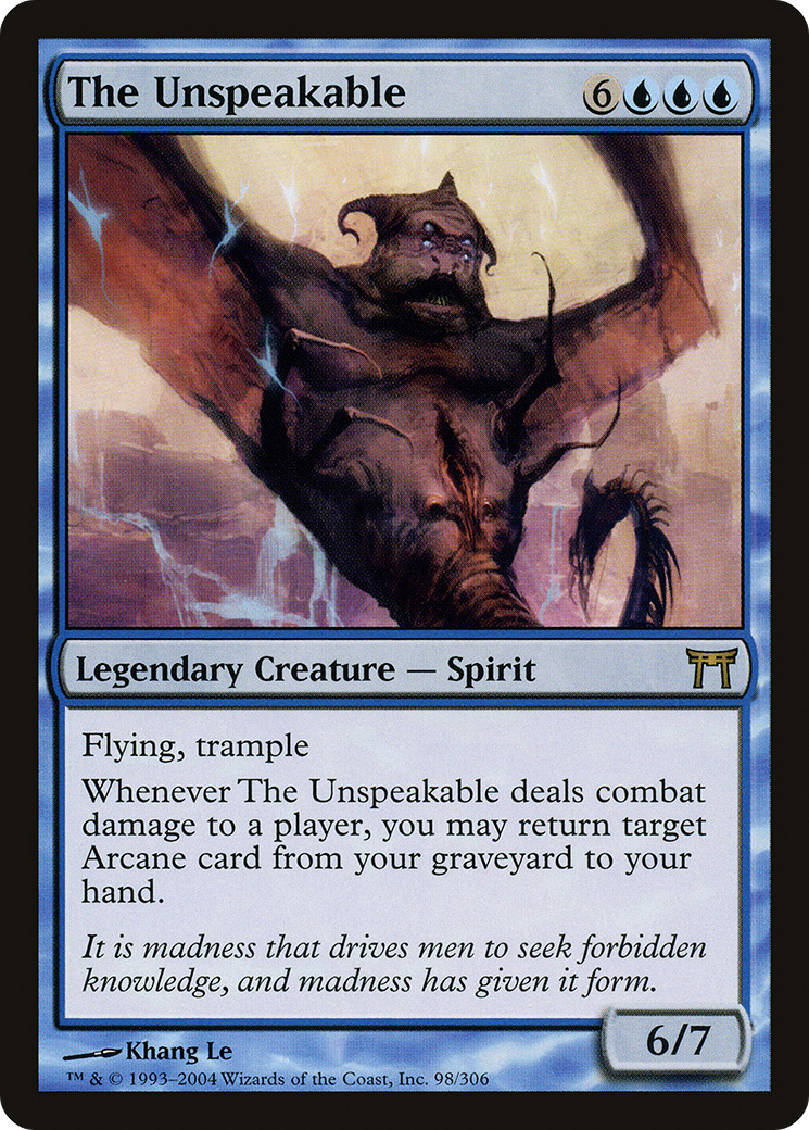Image of The Unspeakable (CHK-098) - Champions of Kamigawa
