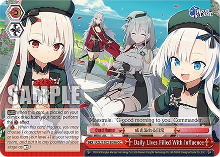 Image of Daily Lives Filled With Influence (AZL/S102-E096 CC) - Azur Lane