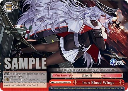 Image of Iron Blood Wings (RRR) (AZL/S102-E098R RRR) - Azur Lane