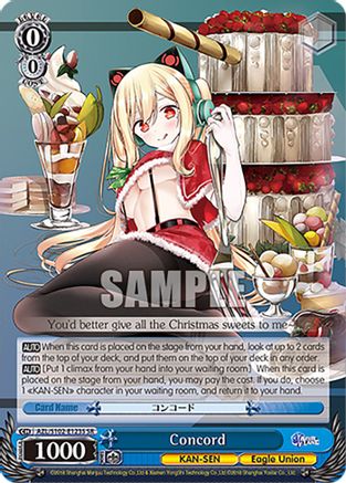 Image of Concord (SR) (AZL/S102-E123S SR) - Azur Lane
