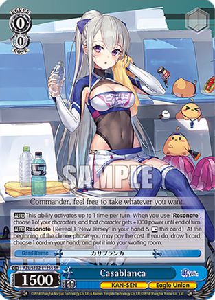 Image of Casablanca (SR) (AZL/S102-E125S SR) - Azur Lane