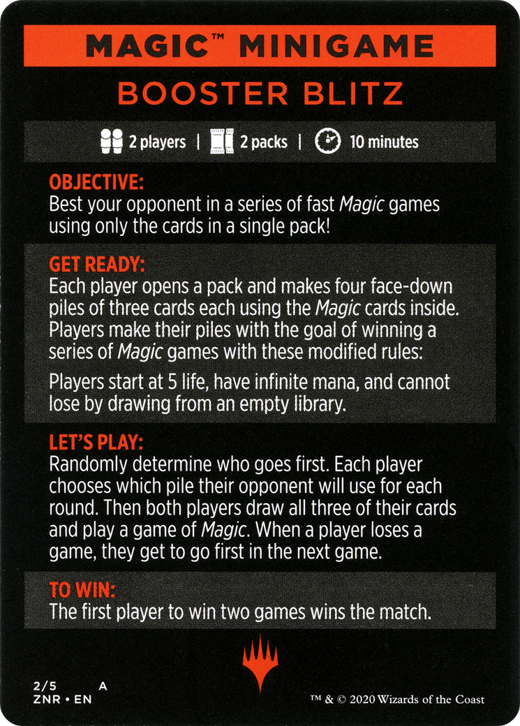 Image of Booster Blitz (MZNR-002) - Zendikar Rising Minigames