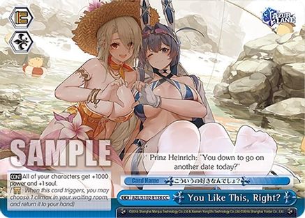 Image of You Like This, Right? (AZL/S102-E138 CC) - Azur Lane