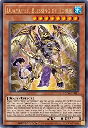 Image of Duamutef, Blessing of Horus (AGOV-ENSP1) (AGOV-ENSP1) - Age of Overlord Limited