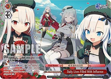 Image of Daily Lives Filled With Influence (PR) (AZL/S102-E152 PR) - Azur Lane