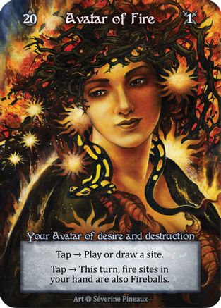 Image of Avatar of Fire (Preconstructed Deck)  - Alpha