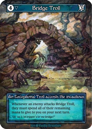 Image of Bridge Troll (Foil)  - Alpha Foil