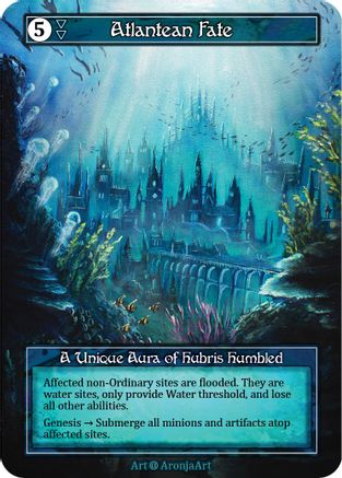 Image of Atlantean Fate (Foil)  - Alpha Foil