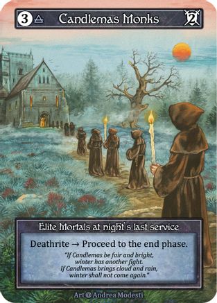 Image of Candlemas Monks (Foil)  - Alpha Foil