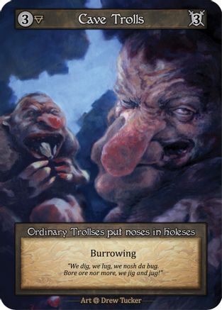 Image of Cave Trolls (Foil)  - Alpha Foil