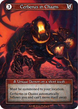 Image of Cerberus in Chains (Foil)  - Alpha Foil
