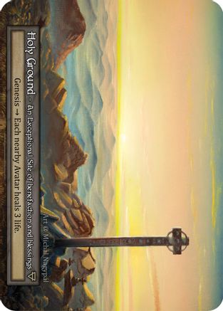 Image of Holy Ground (Preconstructed Deck)  - Alpha
