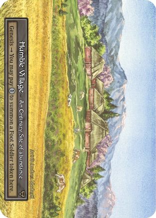 Image of Humble Village (Foil)  - Alpha Foil