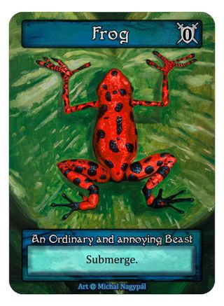 Image of Frog (Red) (Box Topper)  - Alpha Foil