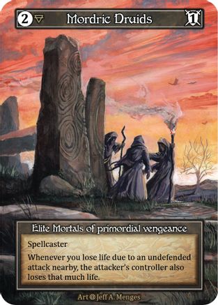 Image of Mordric Druids (Foil)  - Alpha Foil