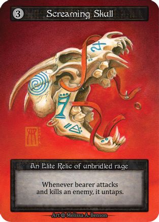 Image of Screaming Skull (Preconstructed Deck)  - Alpha