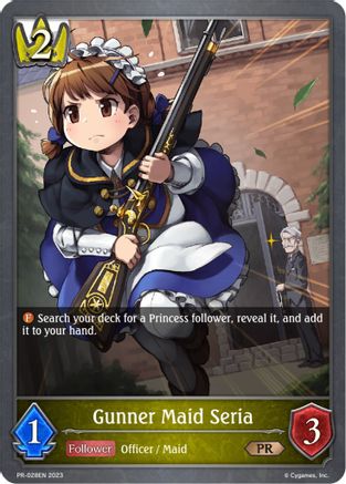 Image of Gunner Maid Seria (PR-028EN) - Shadowverse Evolve Promo Cards