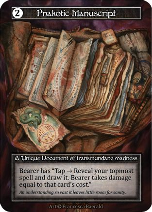 Image of Pnakotic Manuscript (Foil)  - Alpha Foil