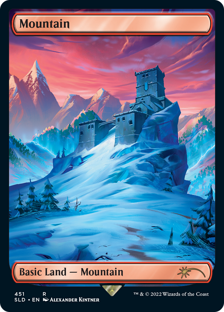 Image of Mountain (451) (SLD-451) - Secret Lair Drop: (Full Art)