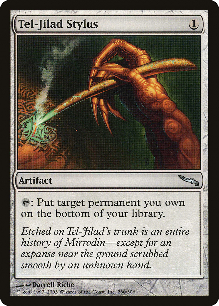 Image of Tel-Jilad Stylus (MRD-260) - Mirrodin
