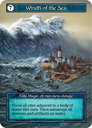 Image of Wrath of the Sea (Foil)  - Alpha Foil