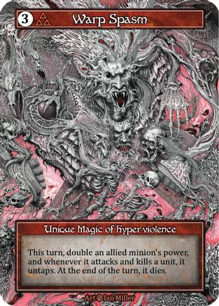 Image of Warp Spasm (Foil)  - Beta Foil