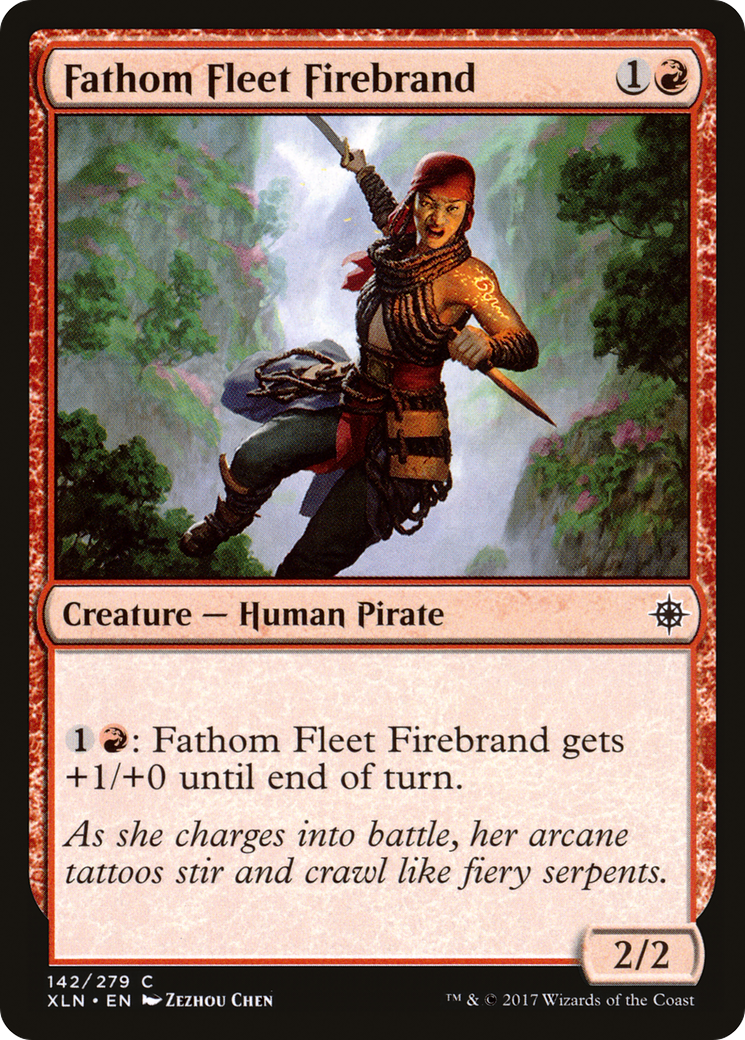 Image of Fathom Fleet Firebrand (XLN-142) - Ixalan Foil