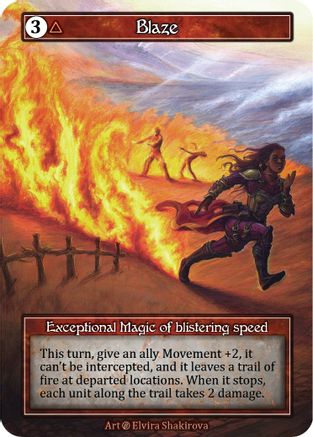 Image of Blaze (Foil)  - Beta Foil