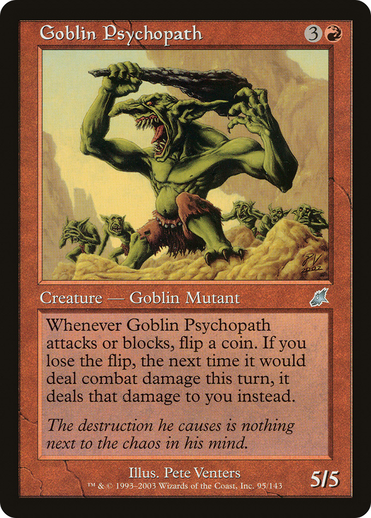 Image of Goblin Psychopath (SCG-095) - Scourge