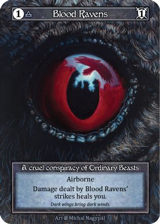 Image of Blood Ravens (Foil)  - Beta Foil