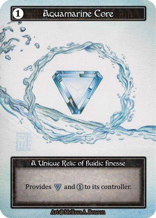Image of Aquamarine Core (Foil)  - Beta Foil