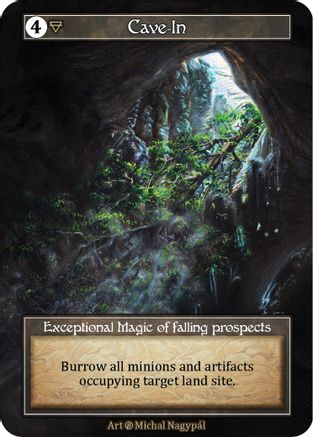 Image of Cave-In (Foil)  - Beta Foil