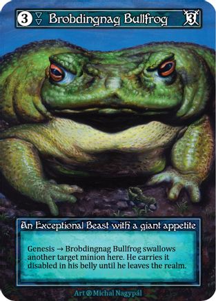Image of Brobdingnag Bullfrog (Foil)  - Beta Foil