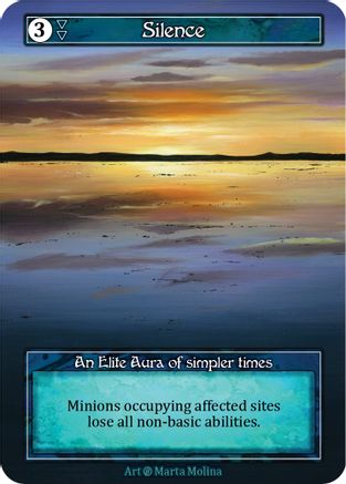 Image of Silence (Foil)  - Beta Foil