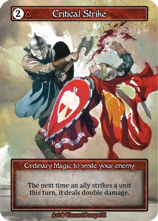 Image of Critical Strike (Foil)  - Beta Foil