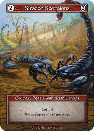 Image of Sirocco Scorpions (Foil)  - Beta Foil