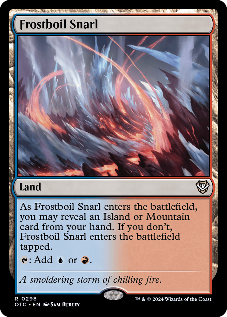Image of Frostboil Snarl (OTC-298) - Outlaws of Thunder Junction Commander