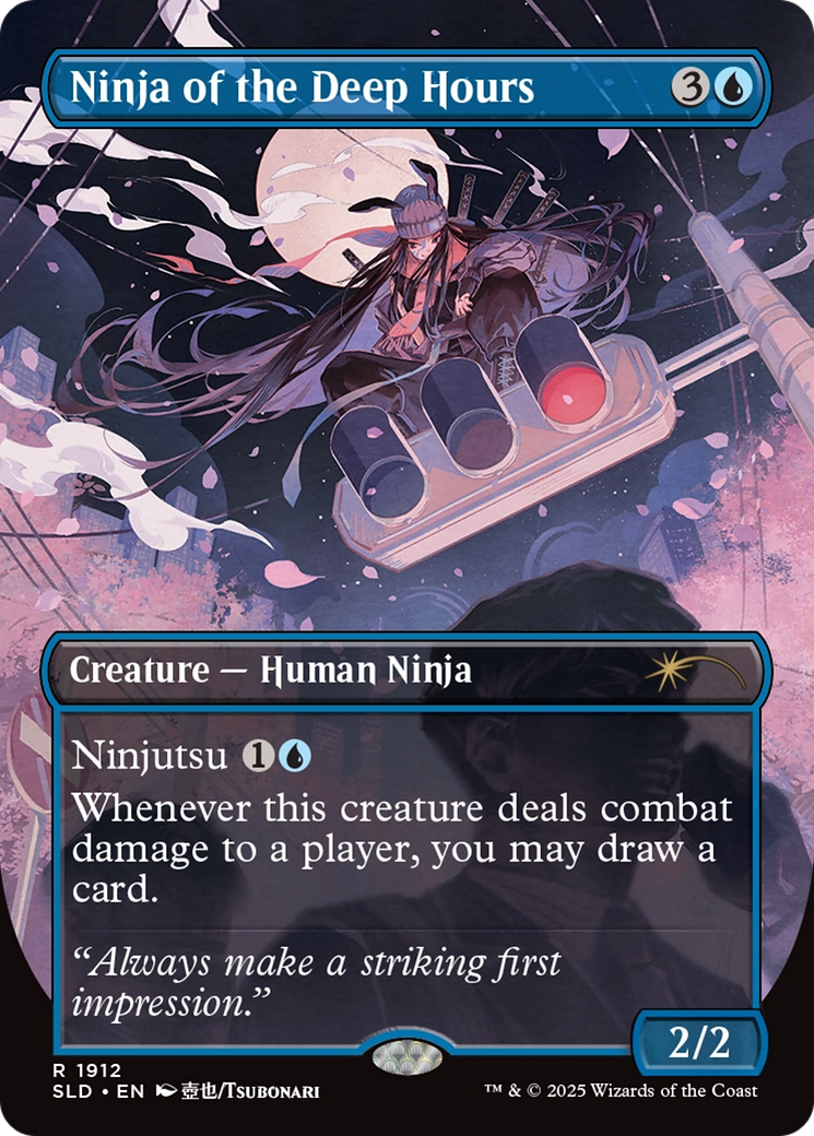 Image of Ninja of the Deep Hours (SLD-1912) - Secret Lair Drop (Borderless)