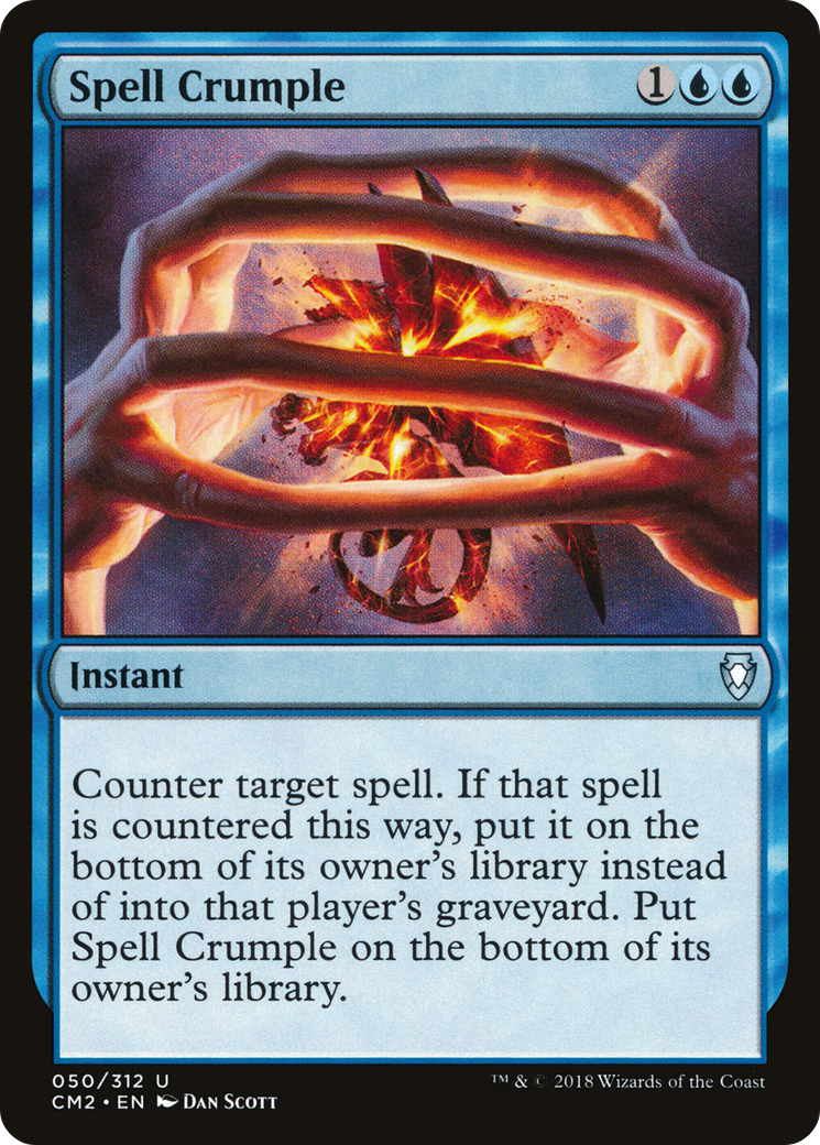 Image of Spell Crumple (CM2-050) - Commander Anthology Volume II