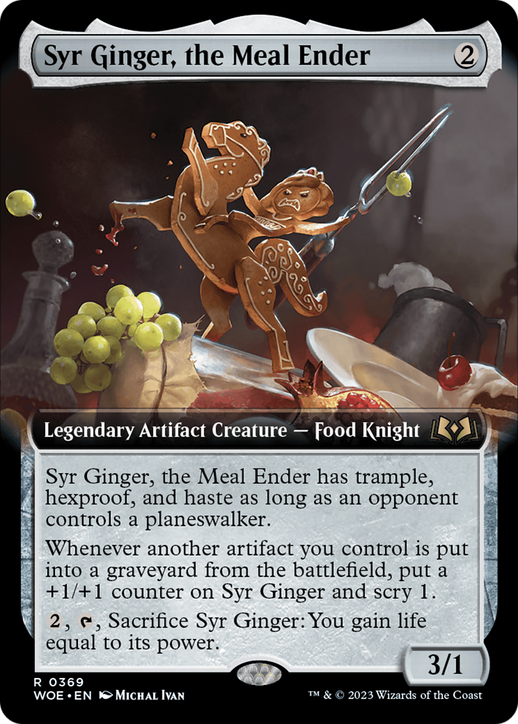Image of Syr Ginger, the Meal Ender (Extended Art) (WOE-369) - Wilds of Eldraine: (Extended Art) Foil