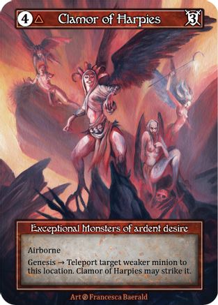 Image of Clamor of Harpies (Foil)  - Beta Foil