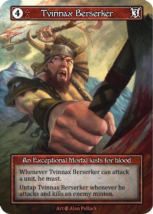 Image of Tvinnax Berserker (Foil)  - Beta Foil