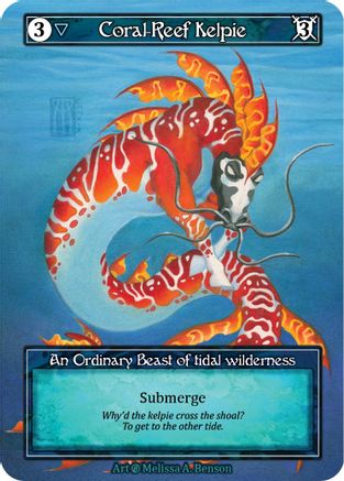 Image of Coral-Reef Kelpie (Foil)  - Beta Foil