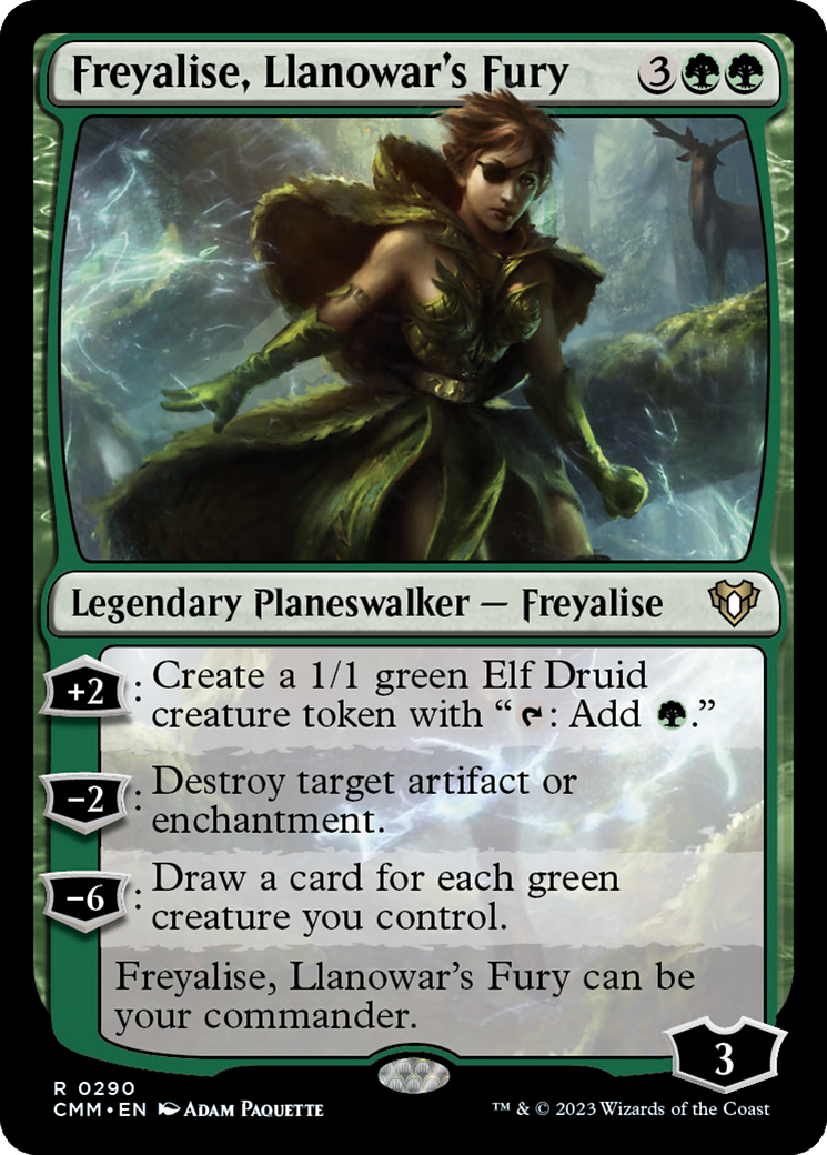 Image of Freyalise, Llanowar's Fury (CMM-290) - Commander Masters