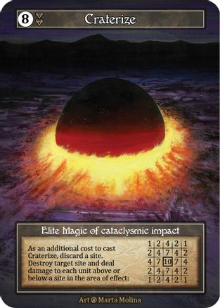 Image of Craterize (Foil)  - Beta Foil