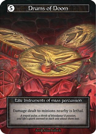 Image of Drums of Doom (Foil)  - Beta Foil