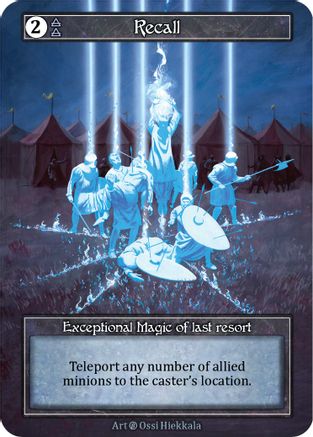 Image of Recall (Foil)  - Beta Foil